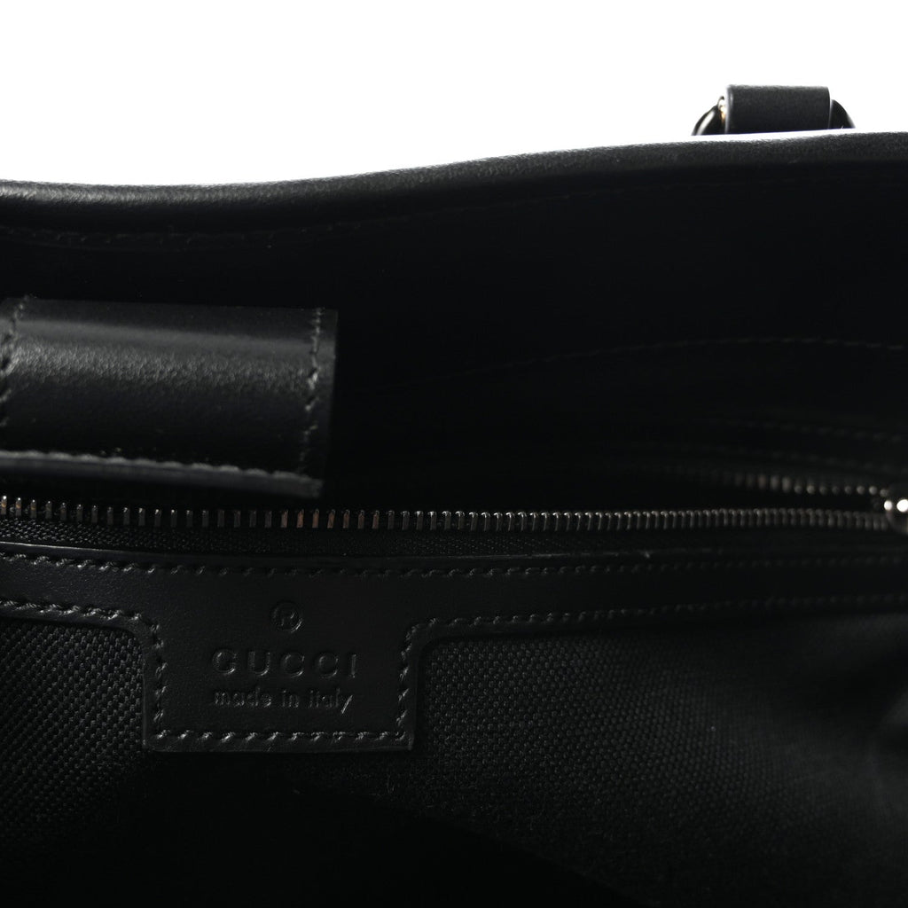 Calfskin Matelasse Monochrome Large GG Marmont Tote Bag Black