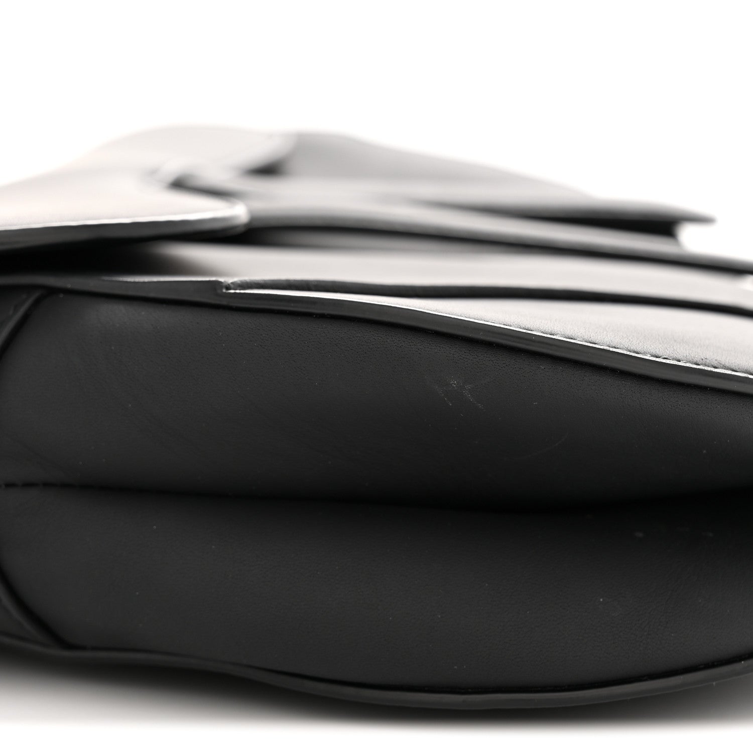 Ultra Matte Saddle Bag With Strap Black