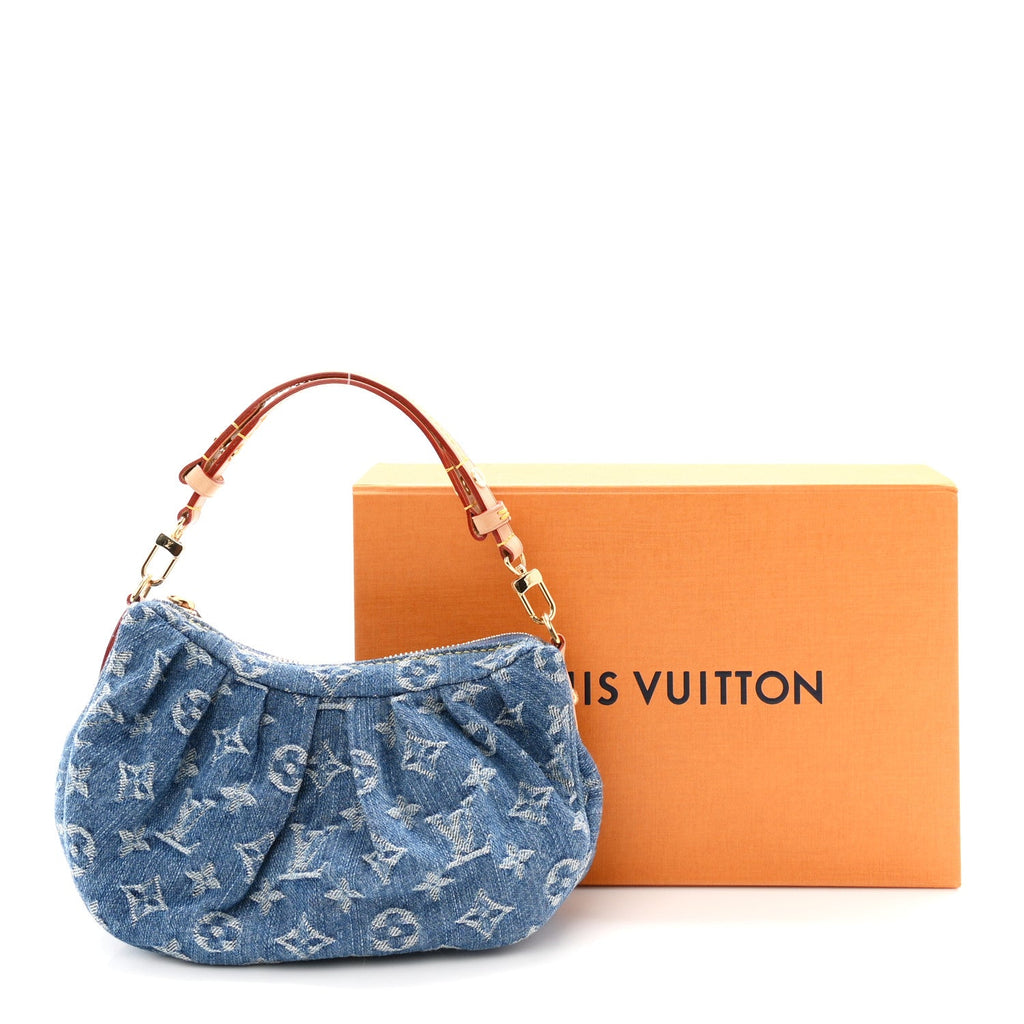 Monogram Denim Pochette Valley Blue