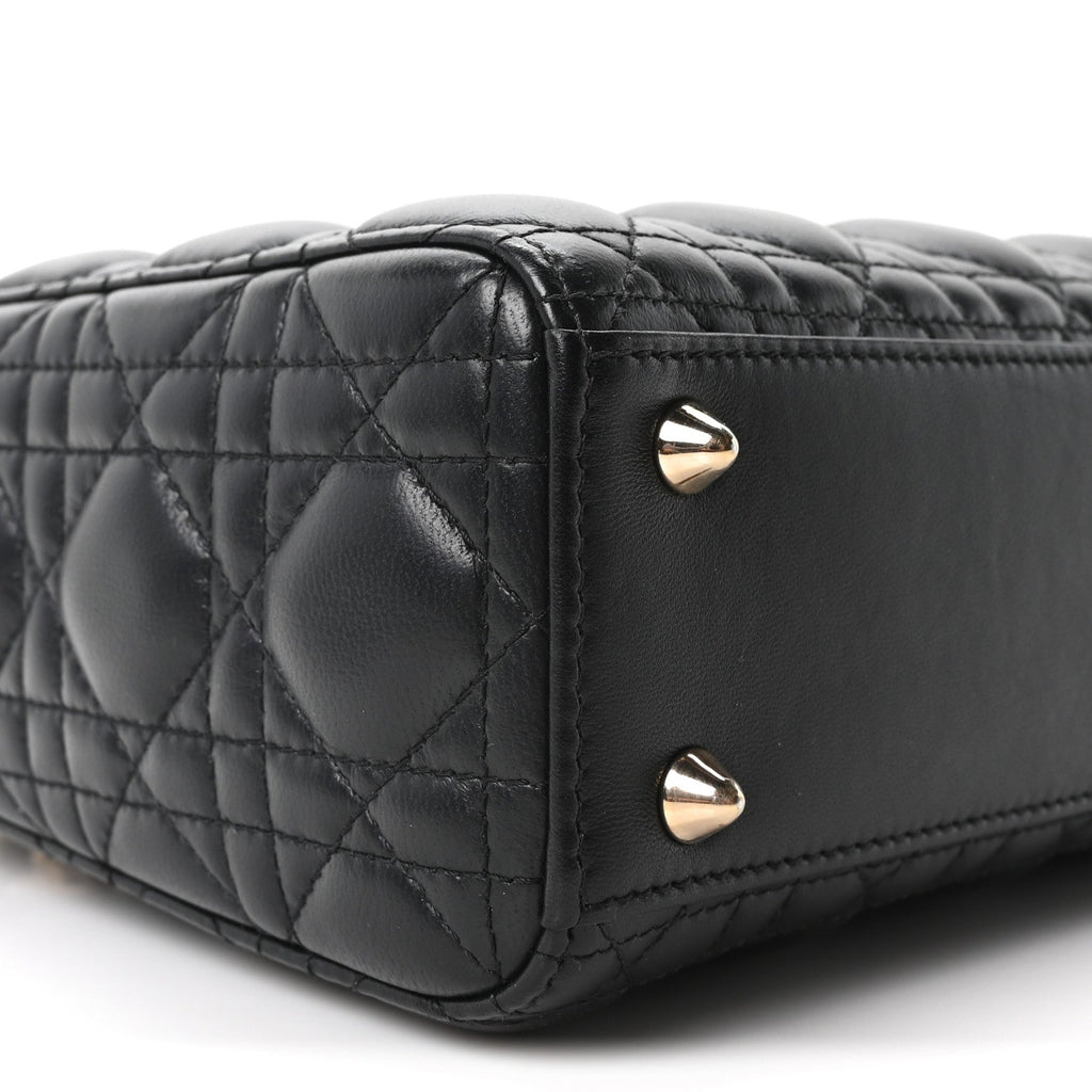 Lambskin Cannage Small My ABCDior Lady Dior Black