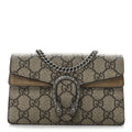 GG Supreme Monogram Super Mini Dionysus Shoulder Bag Taupe
