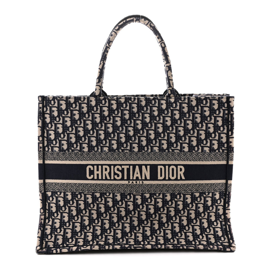 Oblique Large Book Tote Blue Multicolor