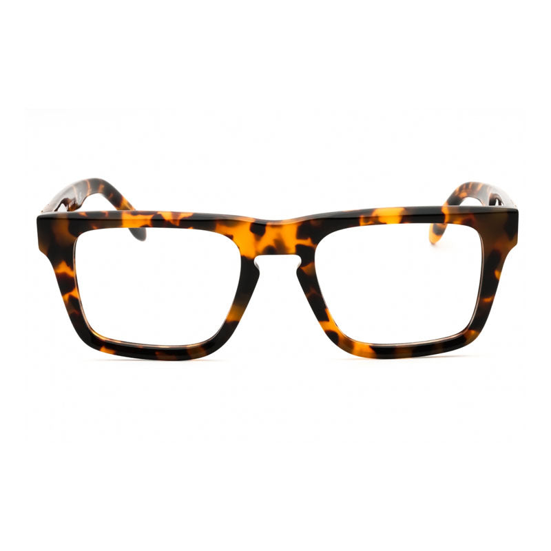 Palm Angels Eyeglasses Square Full Rim, Havana Frame and Clear Demo Lenses Lens PERJ007STYLE76000