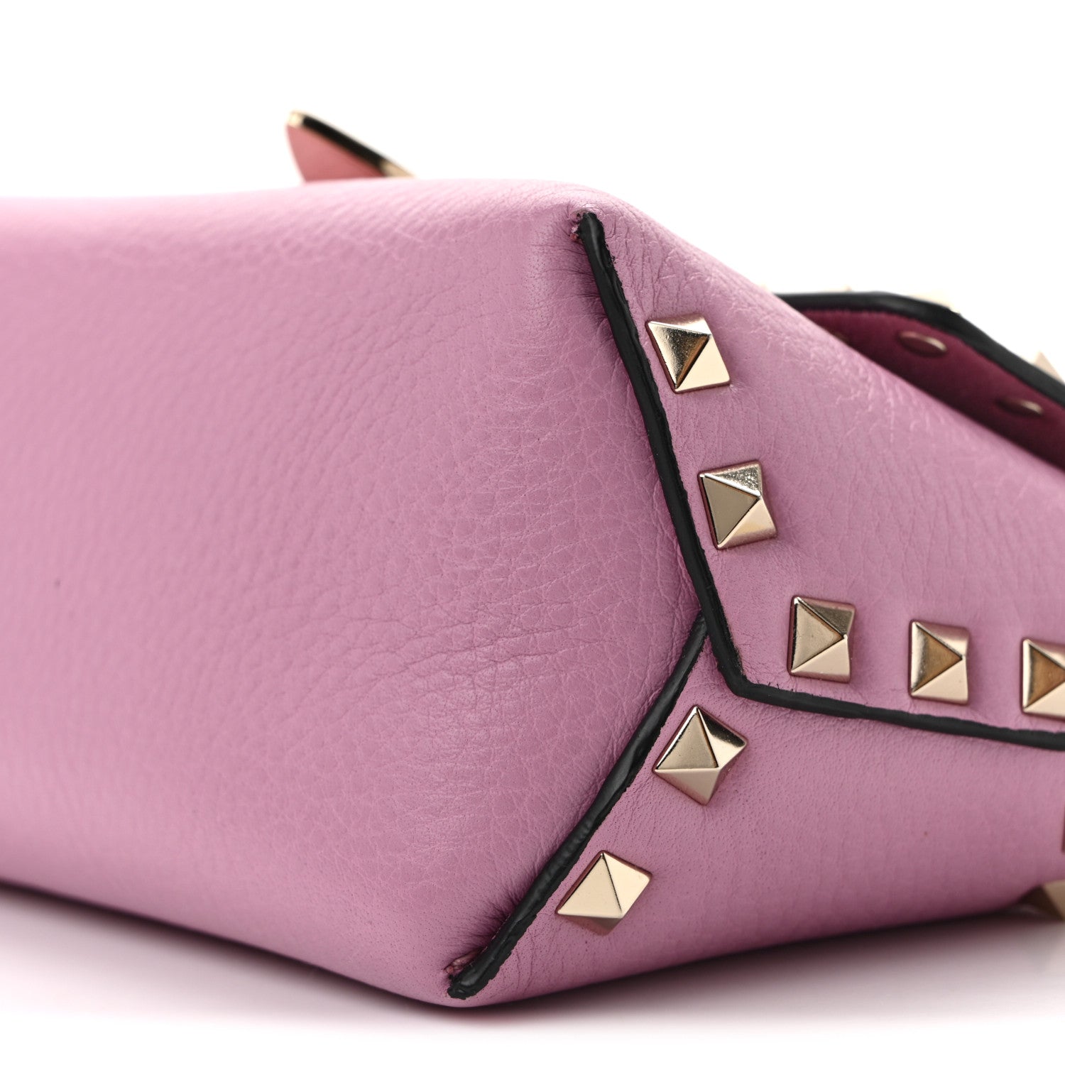 Pebbled Calfskin Mini Rockstud Crossbody Bag Giacinto