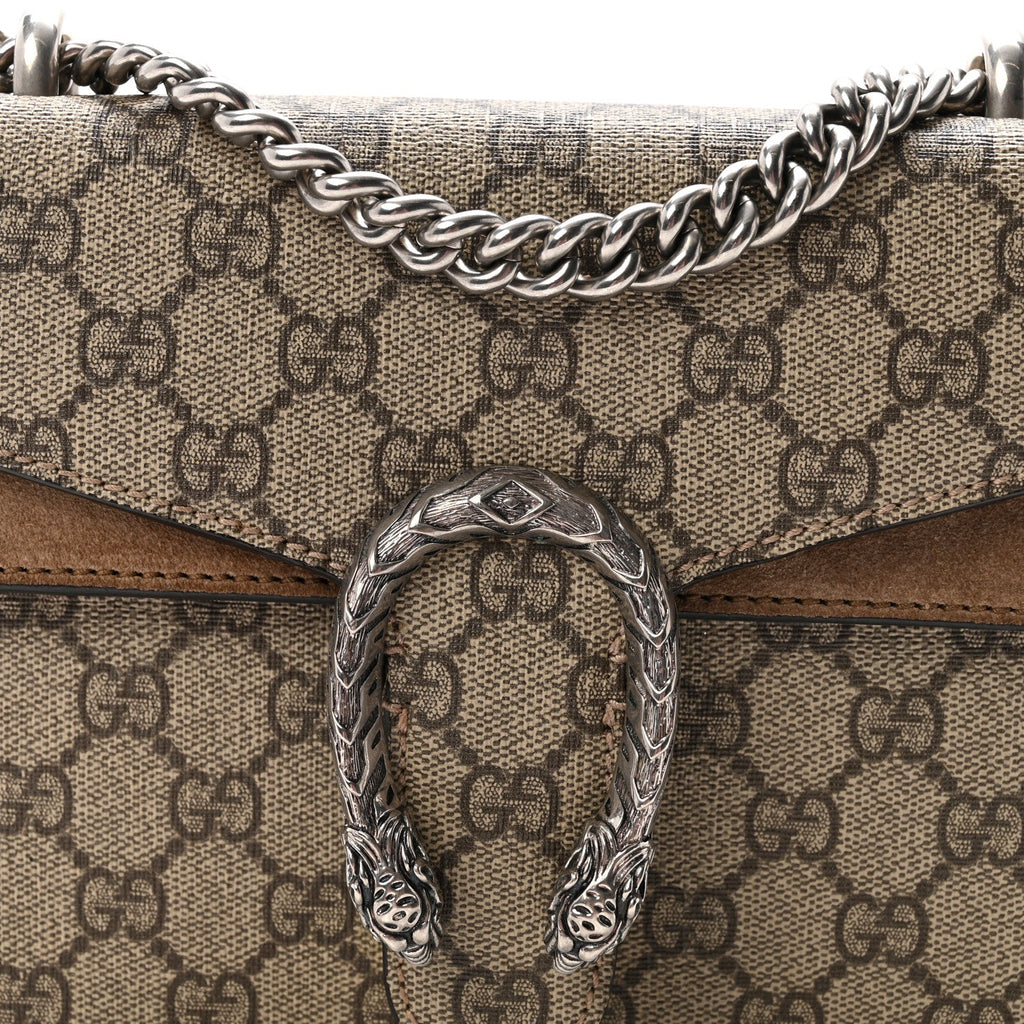 GG Supreme Monogram Mini Dionysus Shoulder Bag Taupe