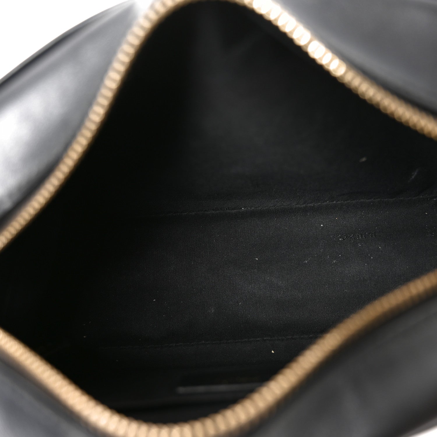 Glazed Fabric Vitello Century FF 1974 Stamp Patch Camera Case Mogano Panna Black