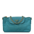 Tessuto Nylon Saffiano Crossbody Bag Turchese