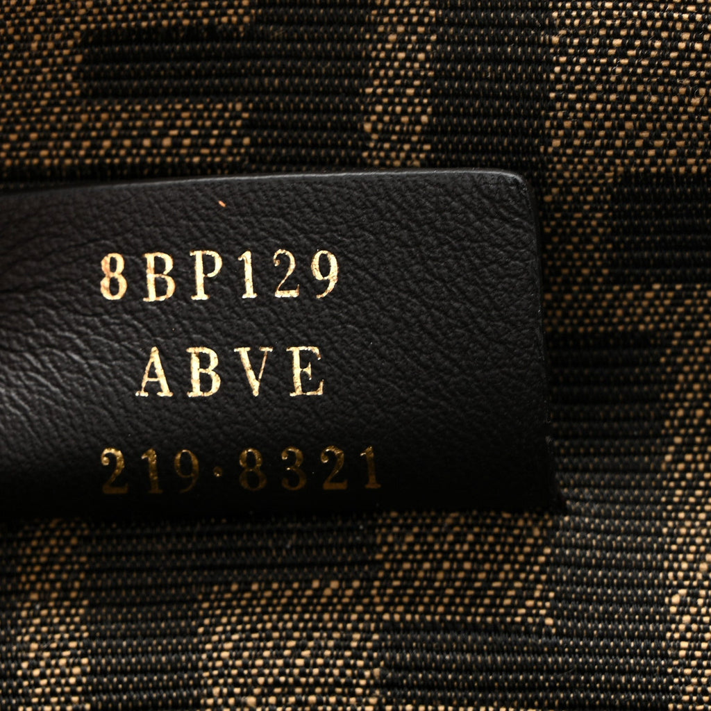 Shiny Nappa Small Fendi First Black