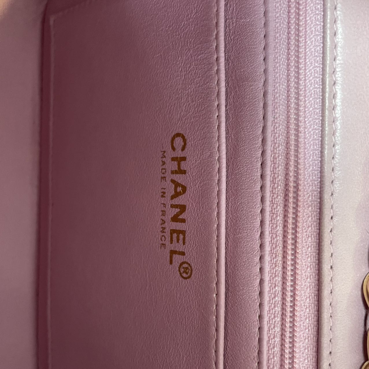 Chanel Vintage Mini Square Classic Flap Pink 2002