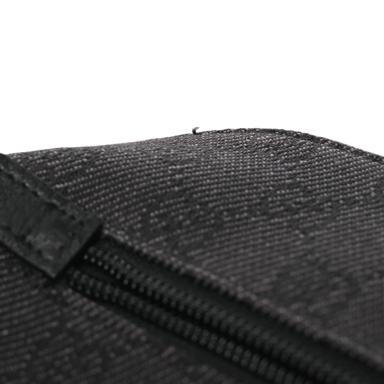 Denim Monogram Medium Backpack Black