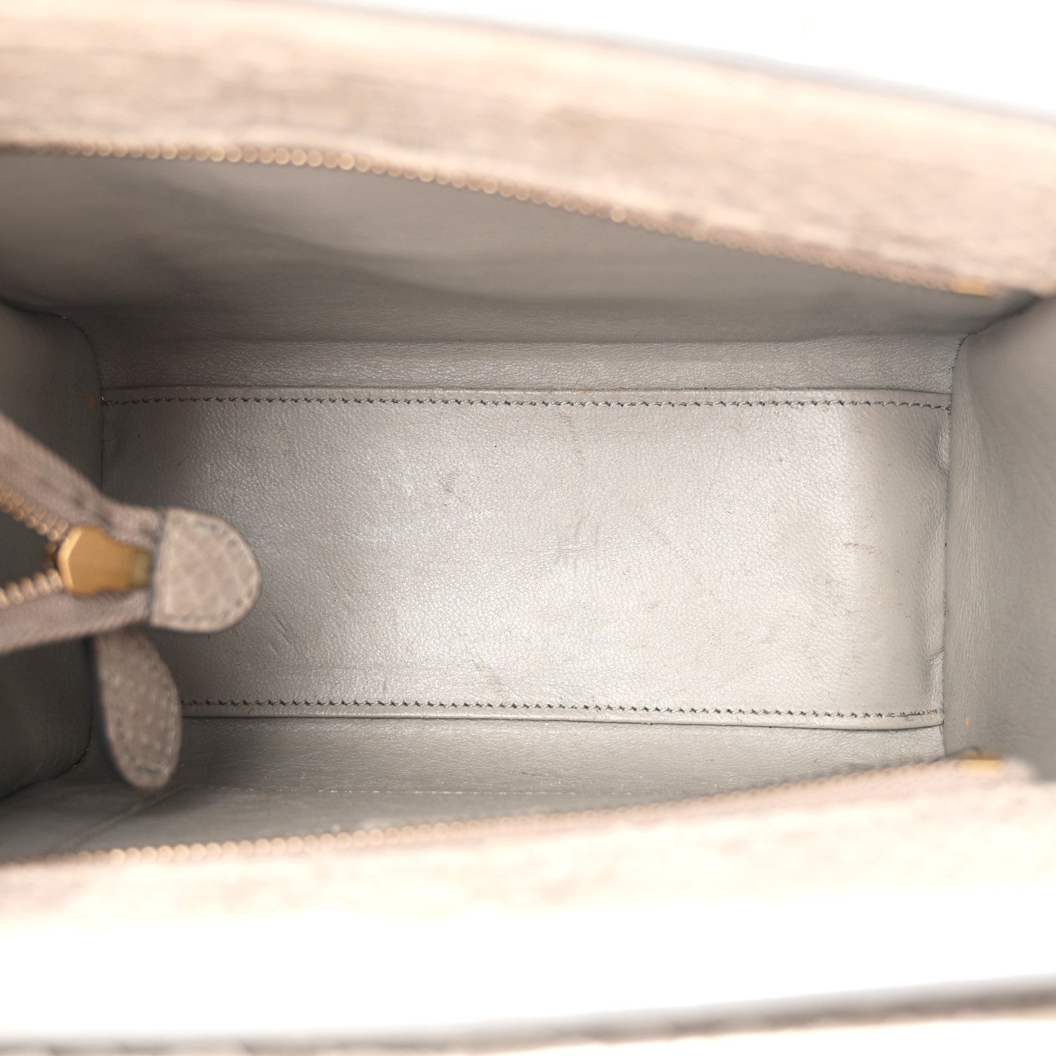 Snakeskin Nano Luggage Grey