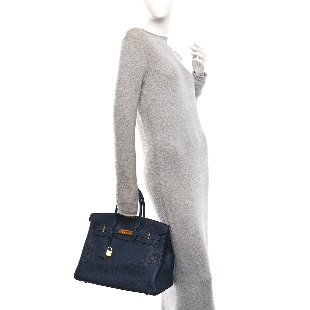 Togo Birkin 35 Bleu Nuit