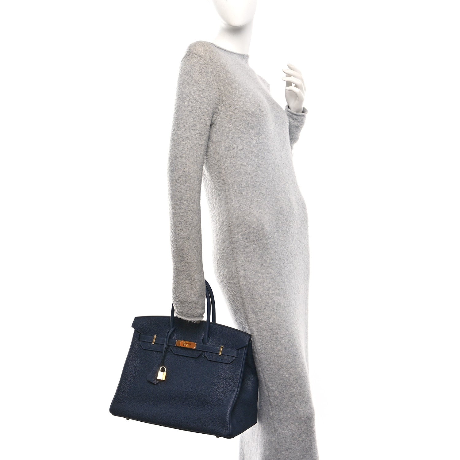 Togo Birkin 35 Bleu Nuit