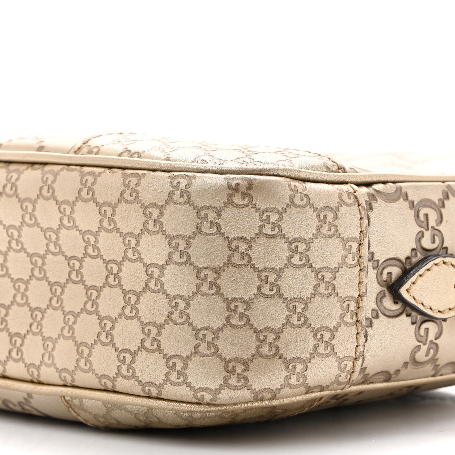 Guccissima Mini Bree Messenger Bag Gold