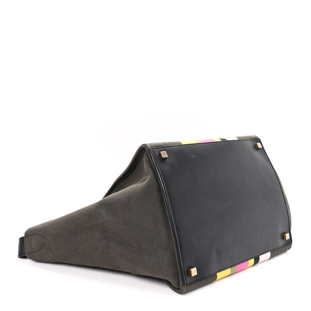 Canvas Striped Medium Phantom Luggage Multicolor