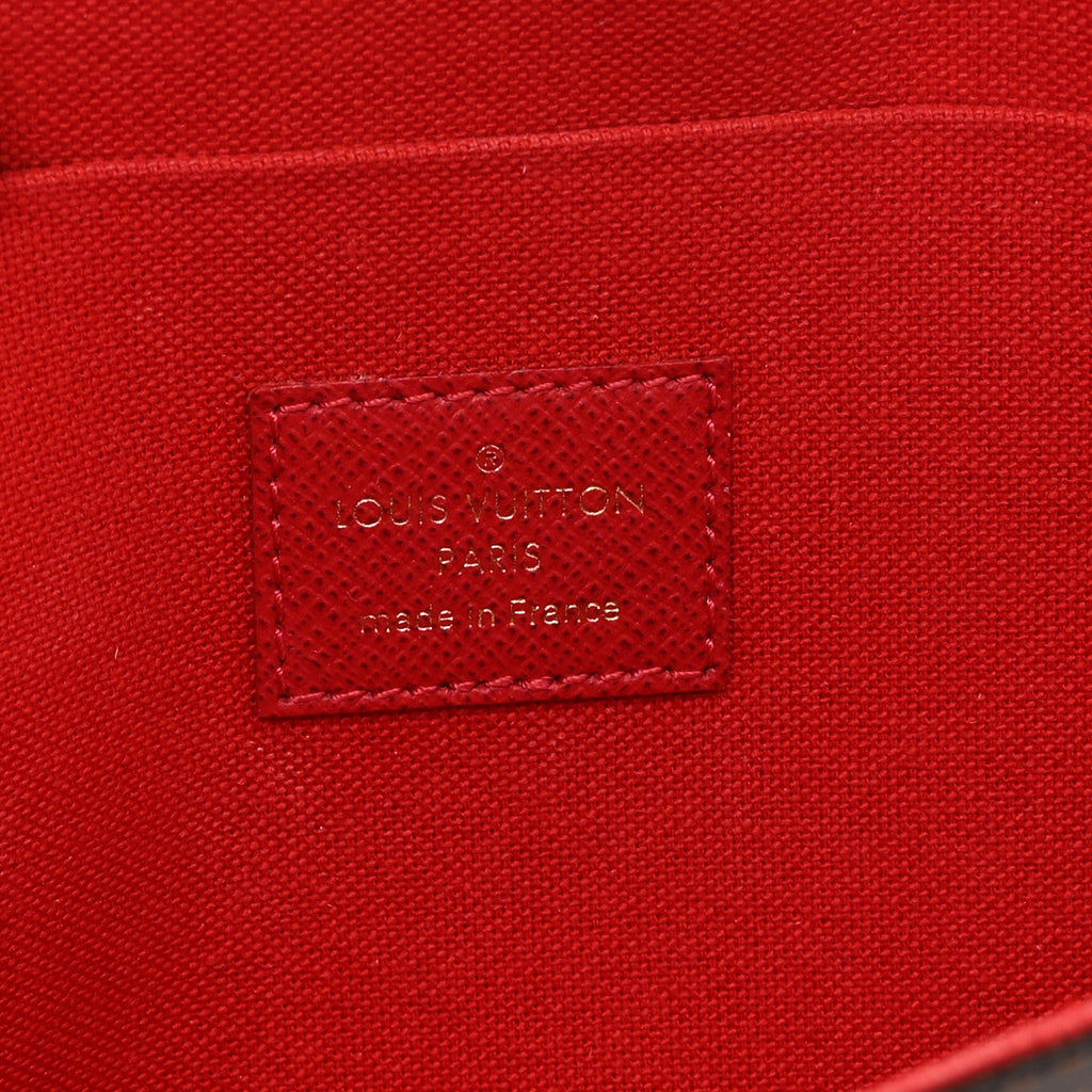 Damier Ebene Pochette Felicie Chain Wallet