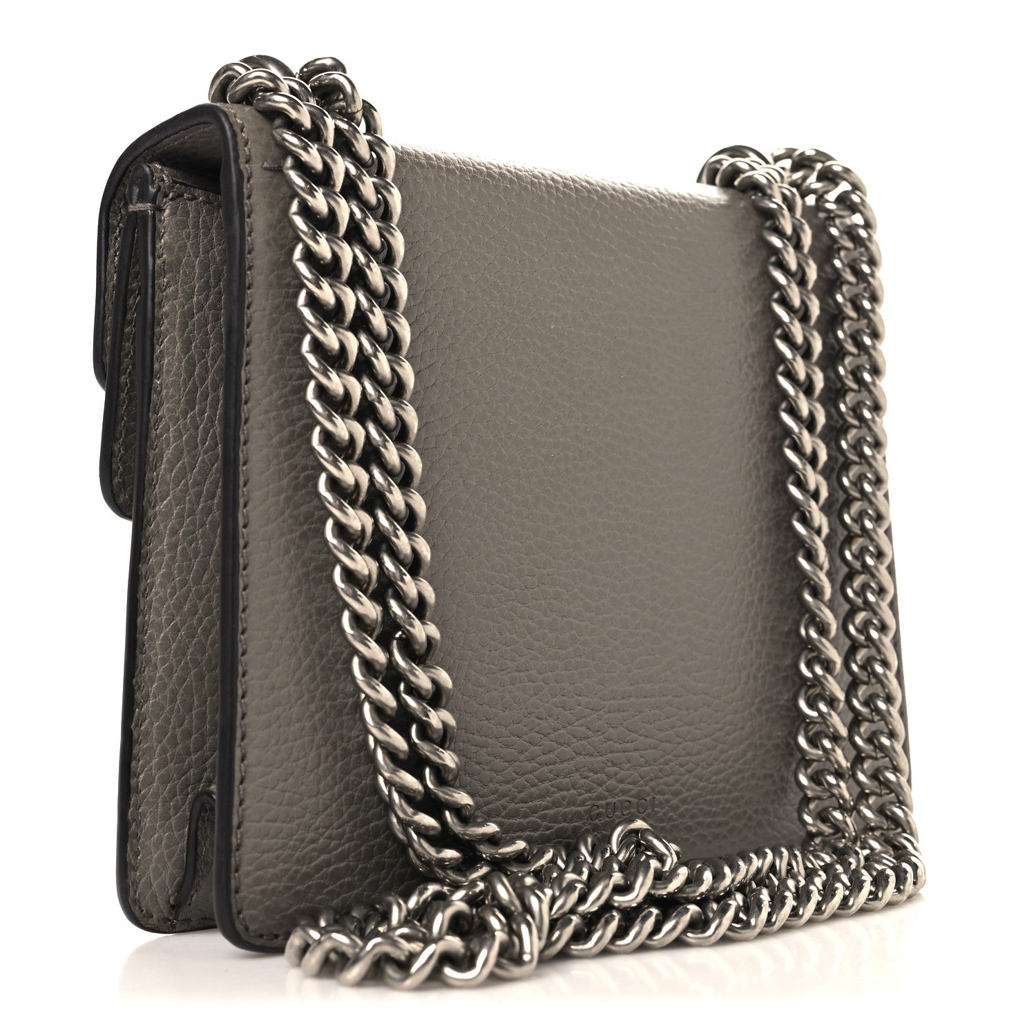 Calfskin Mini Dionysus Shoulder Bag Dusty Grey
