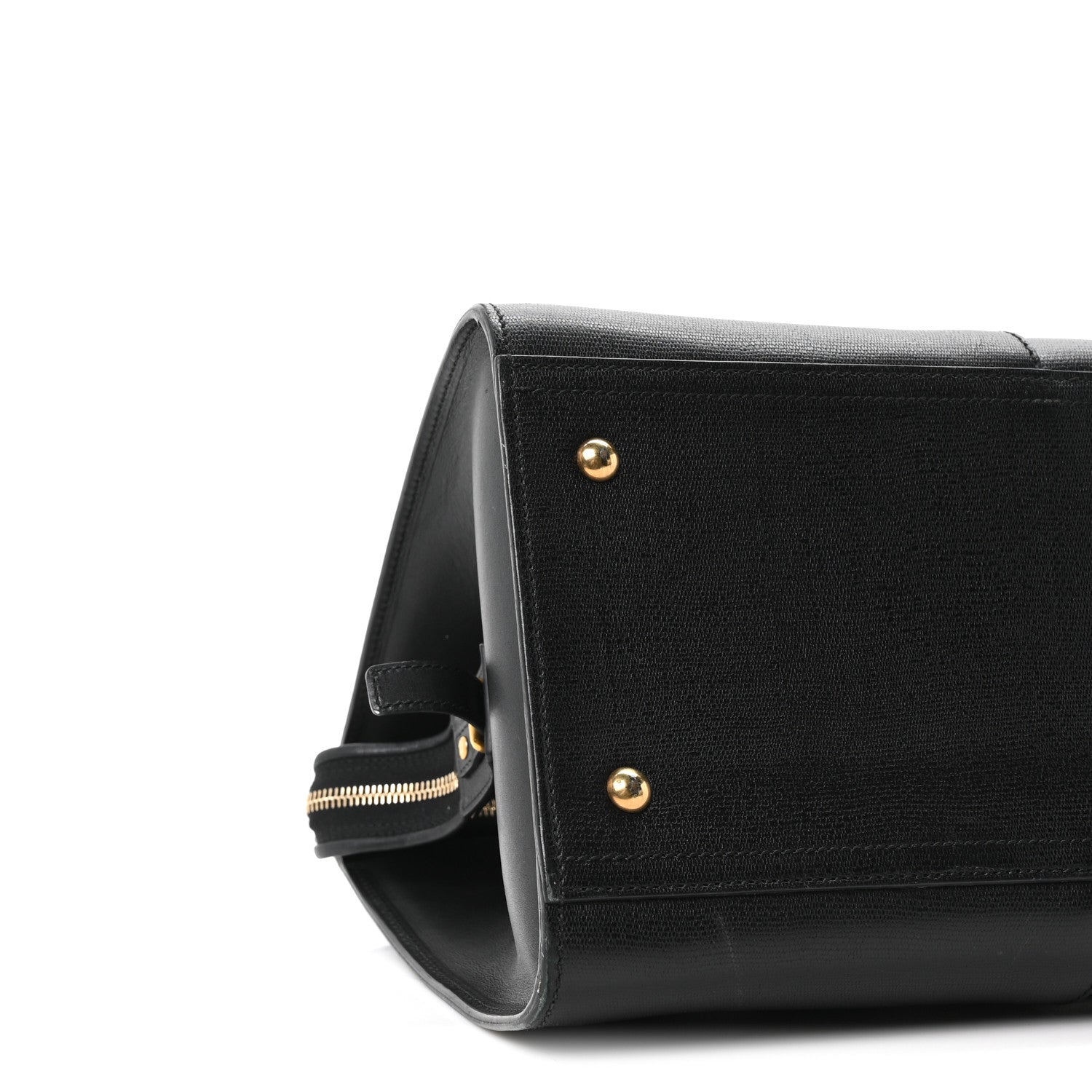 Textured Calfskin Medium Cabas ChYc Black