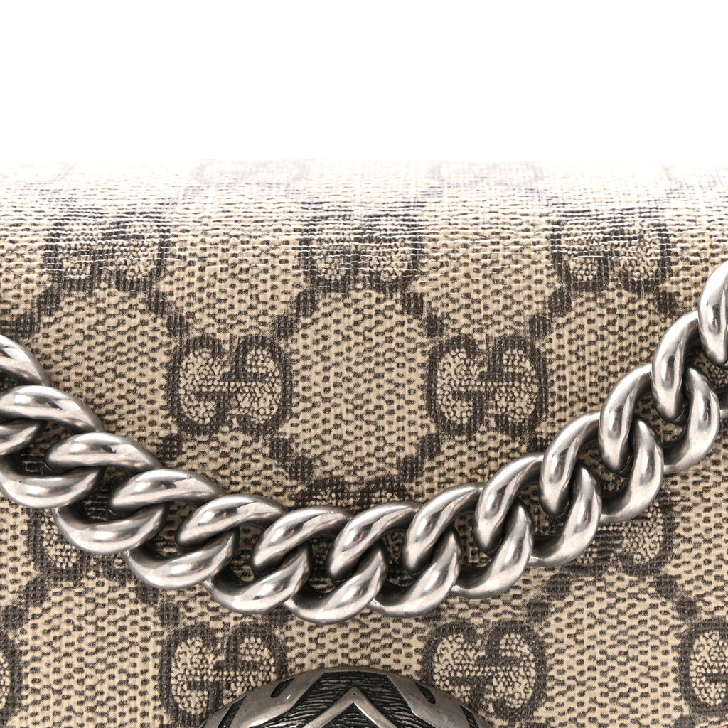 GG Supreme Monogram Mini Dionysus Shoulder Bag Taupe