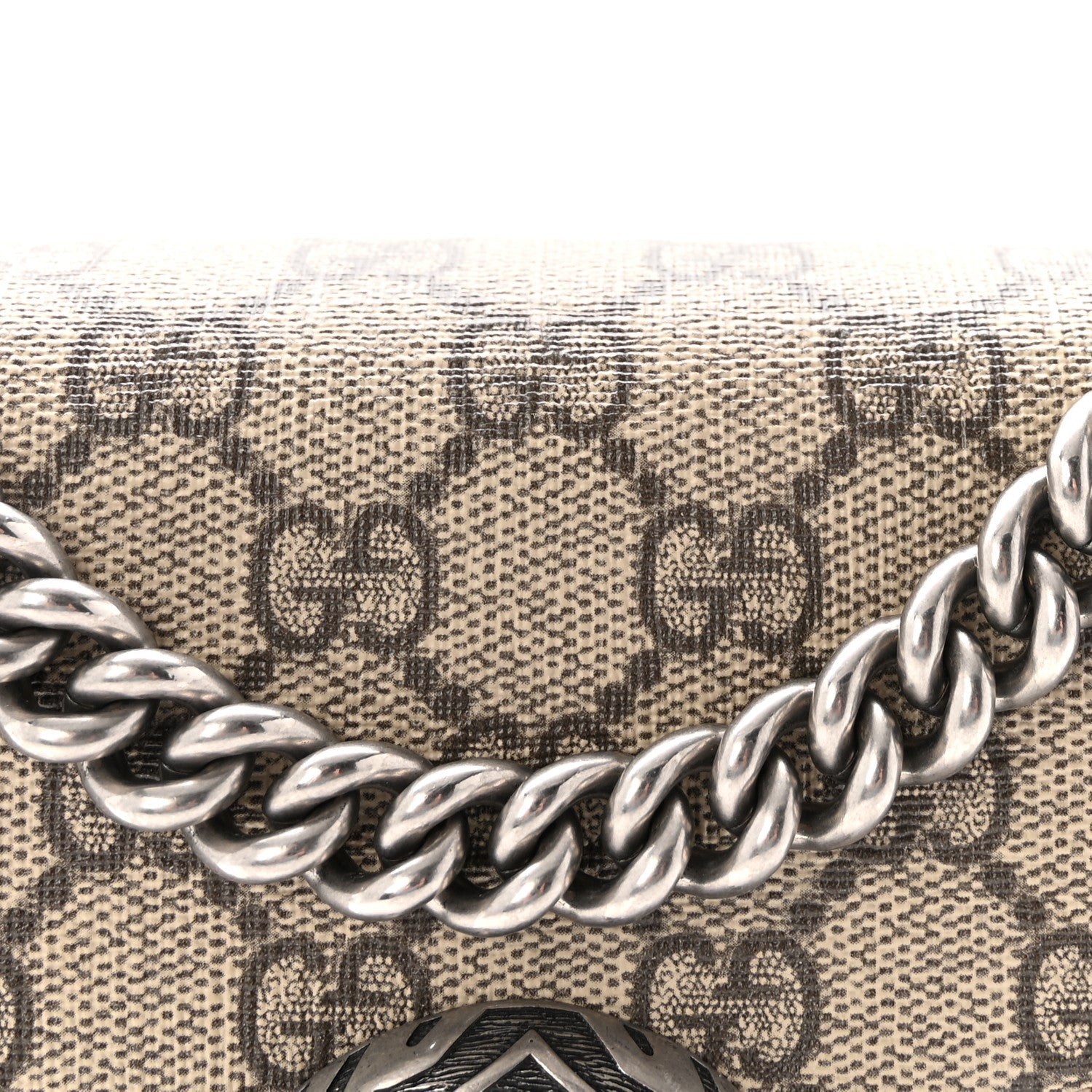 GG Supreme Monogram Mini Dionysus Shoulder Bag Taupe