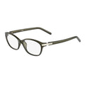 Chloe Eyeglasses Rectangle Full Rim, Khaki Frame and Clear Demo Lens Lens CE2647303