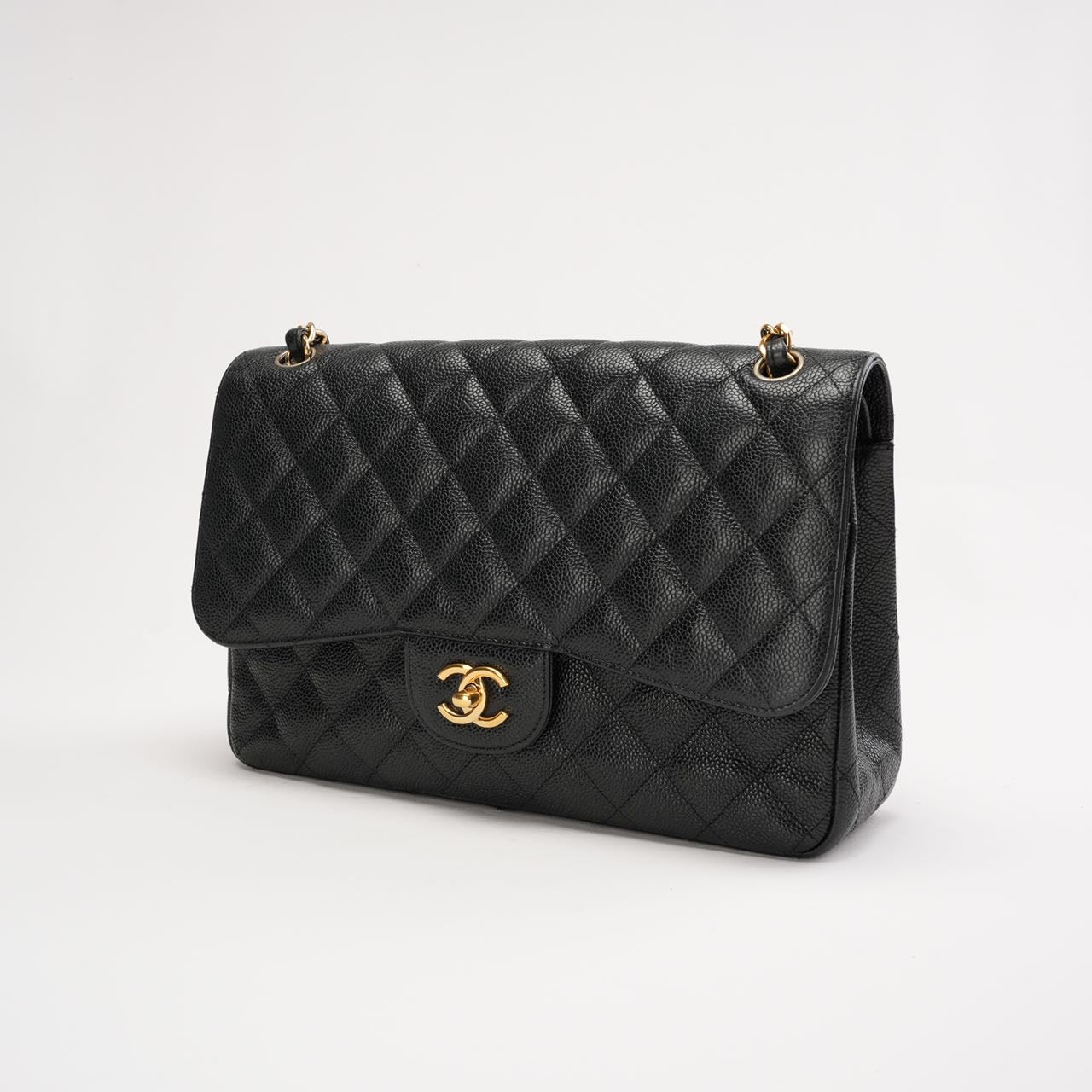 Chanel Jumbo Classic Double Flap Bag Caviar 2015
