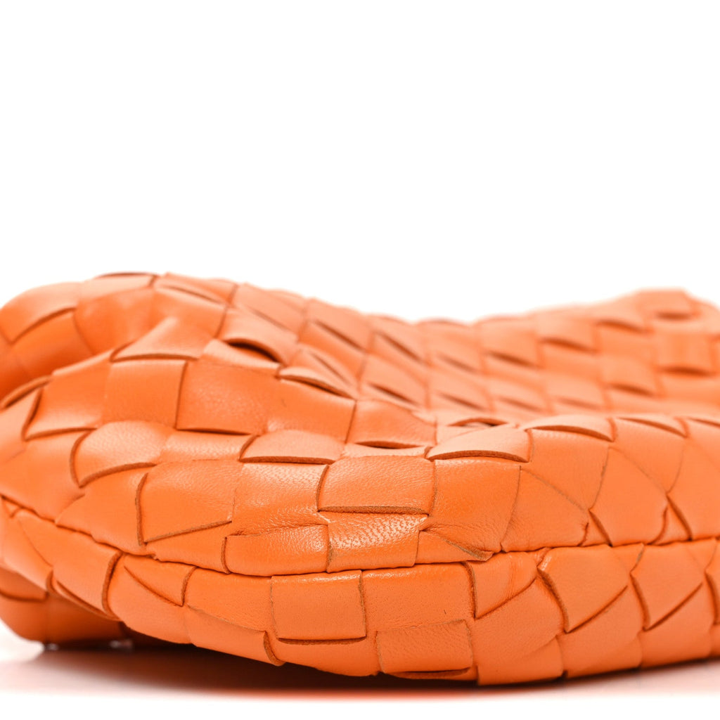 Nappa Intrecciato Mini Jodie Tangerine
