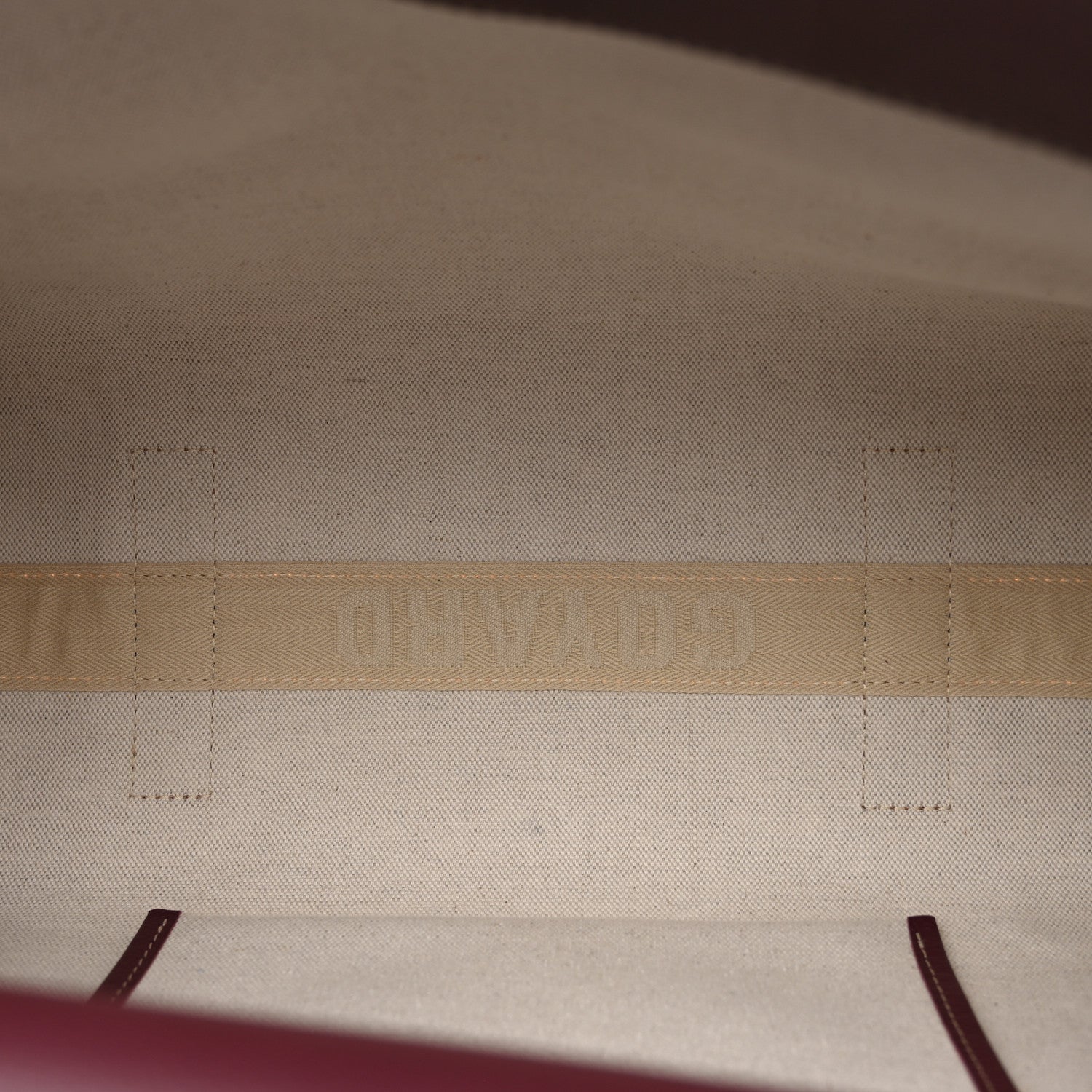 Goyardine Rouette PM Burgundy