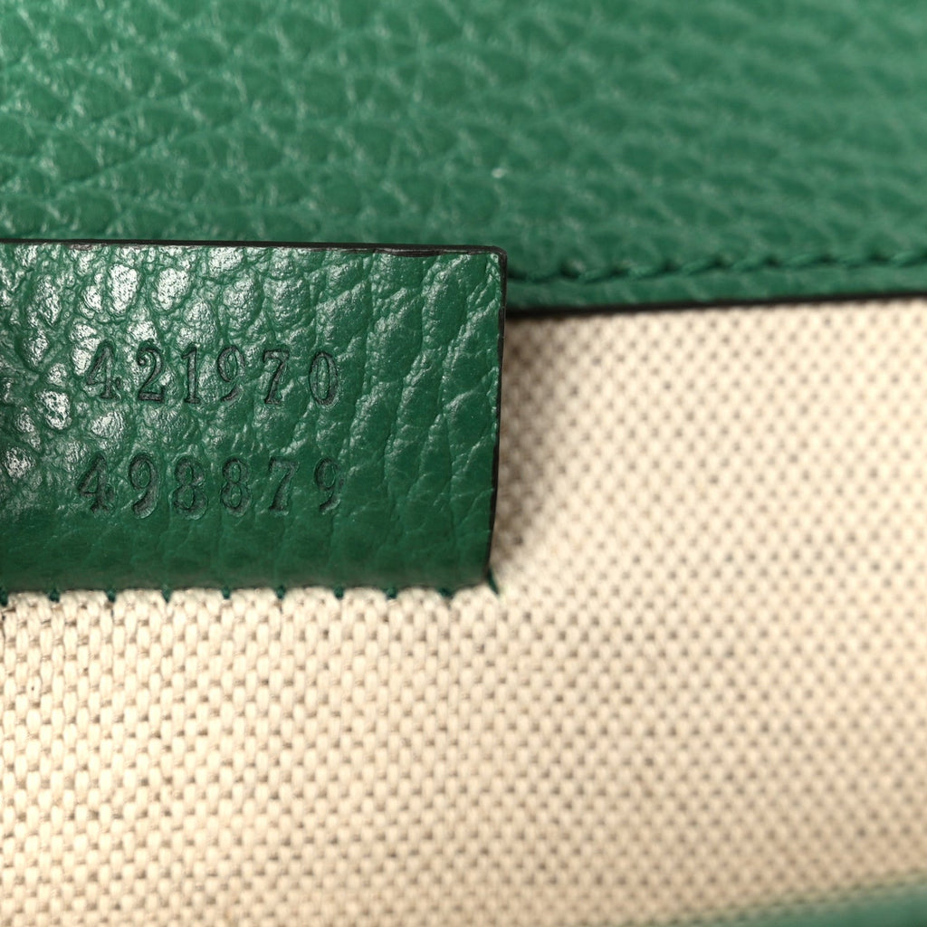 Calfskin Mini Dionysus Shoulder Bag Emerald