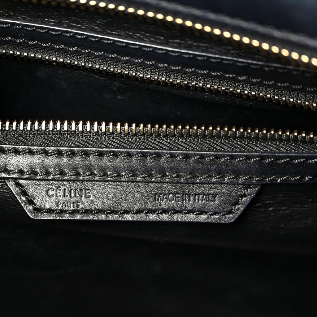 Smooth Calfskin Mini Luggage Black