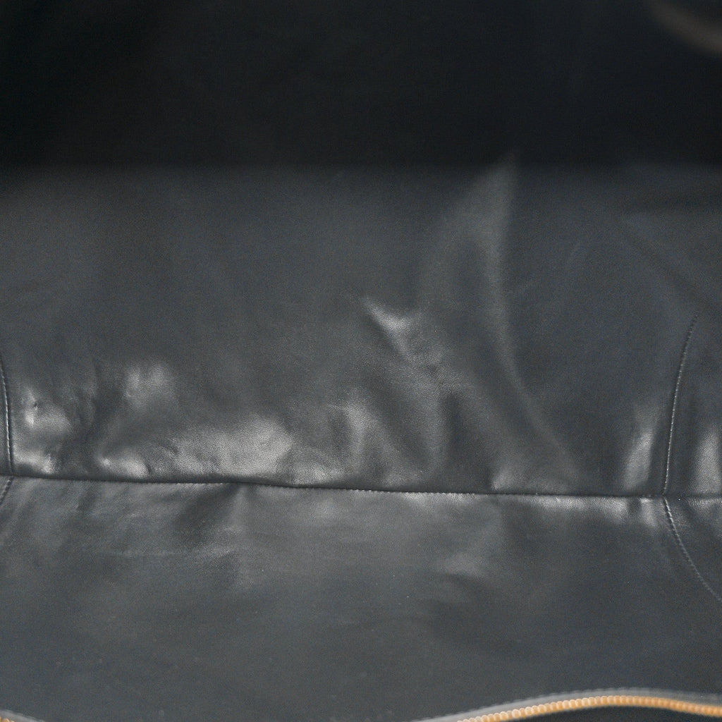 Silky Calfskin Large Hop Black
