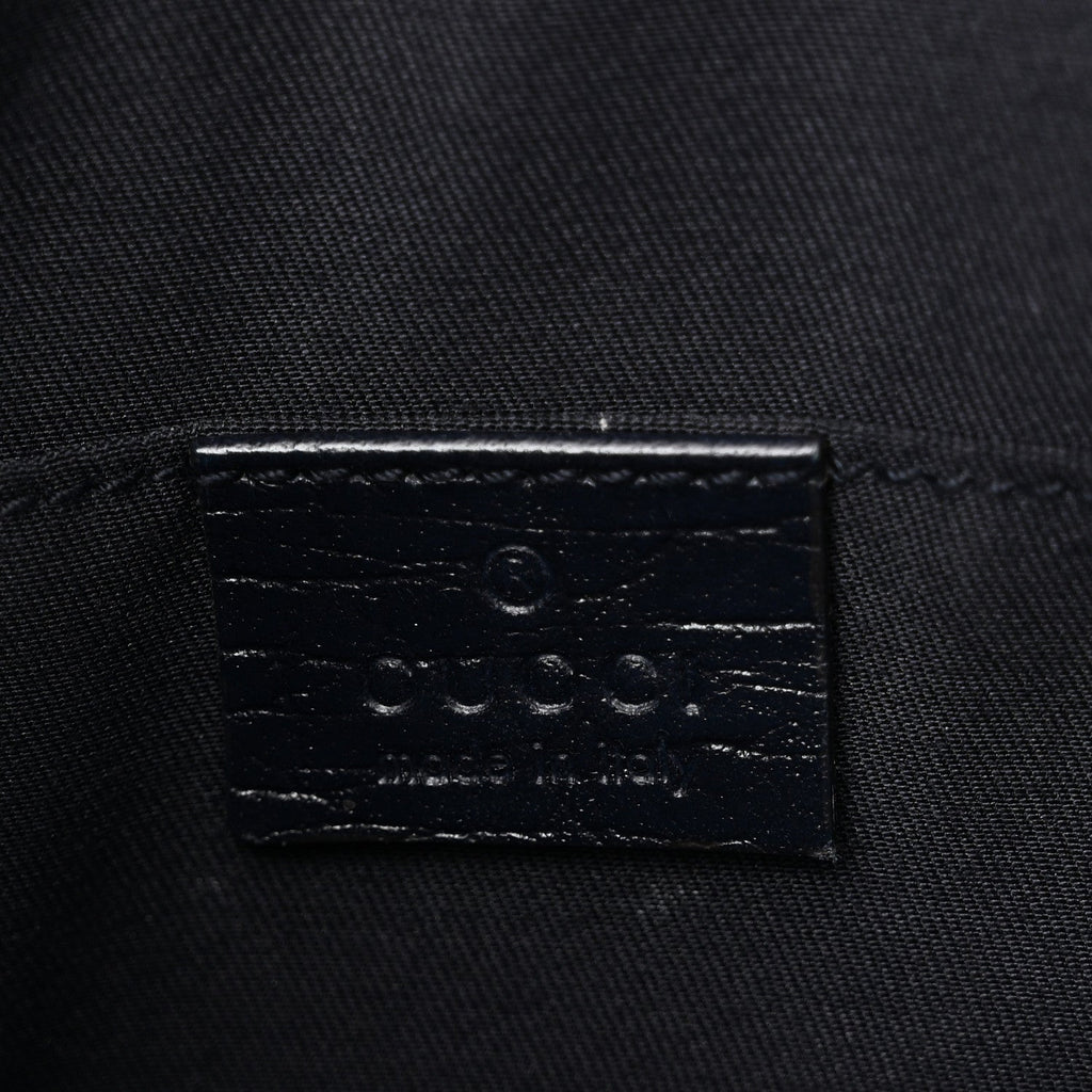 GG Supreme Monogram Web Small Shoulder Bag Navy