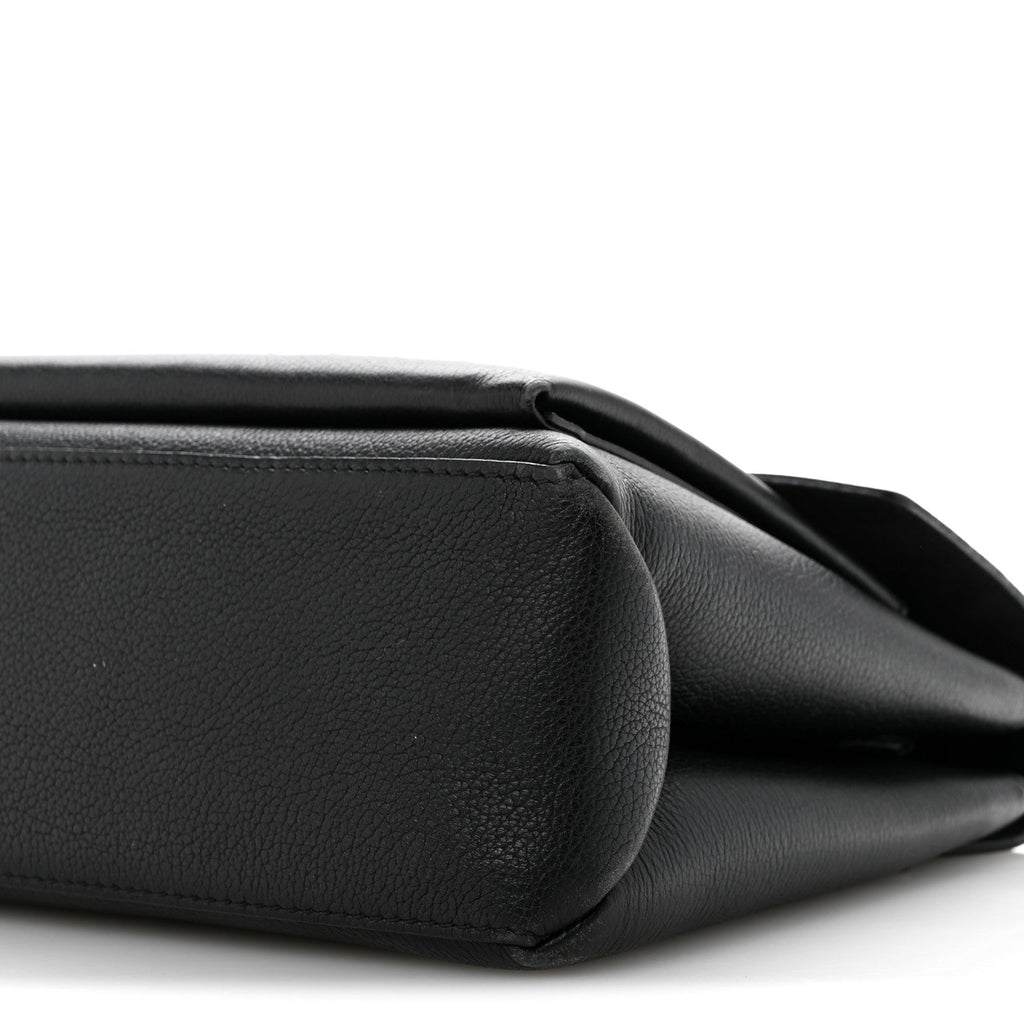 Soft Calfskin My Lockme Studs Black