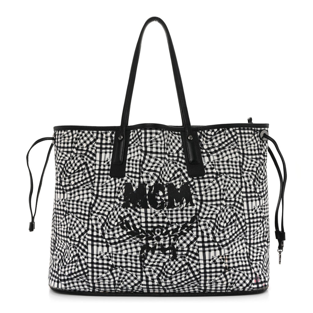 Visetos Large Liz Reversible Shopper Tote Black