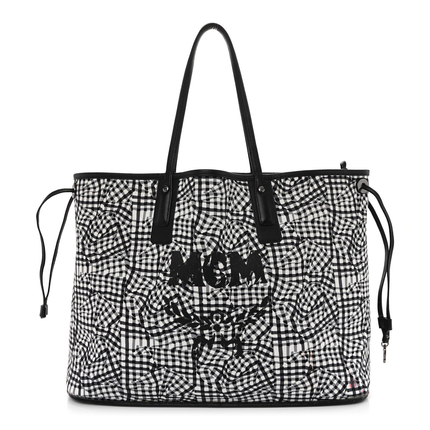 Visetos Large Liz Reversible Shopper Tote Black