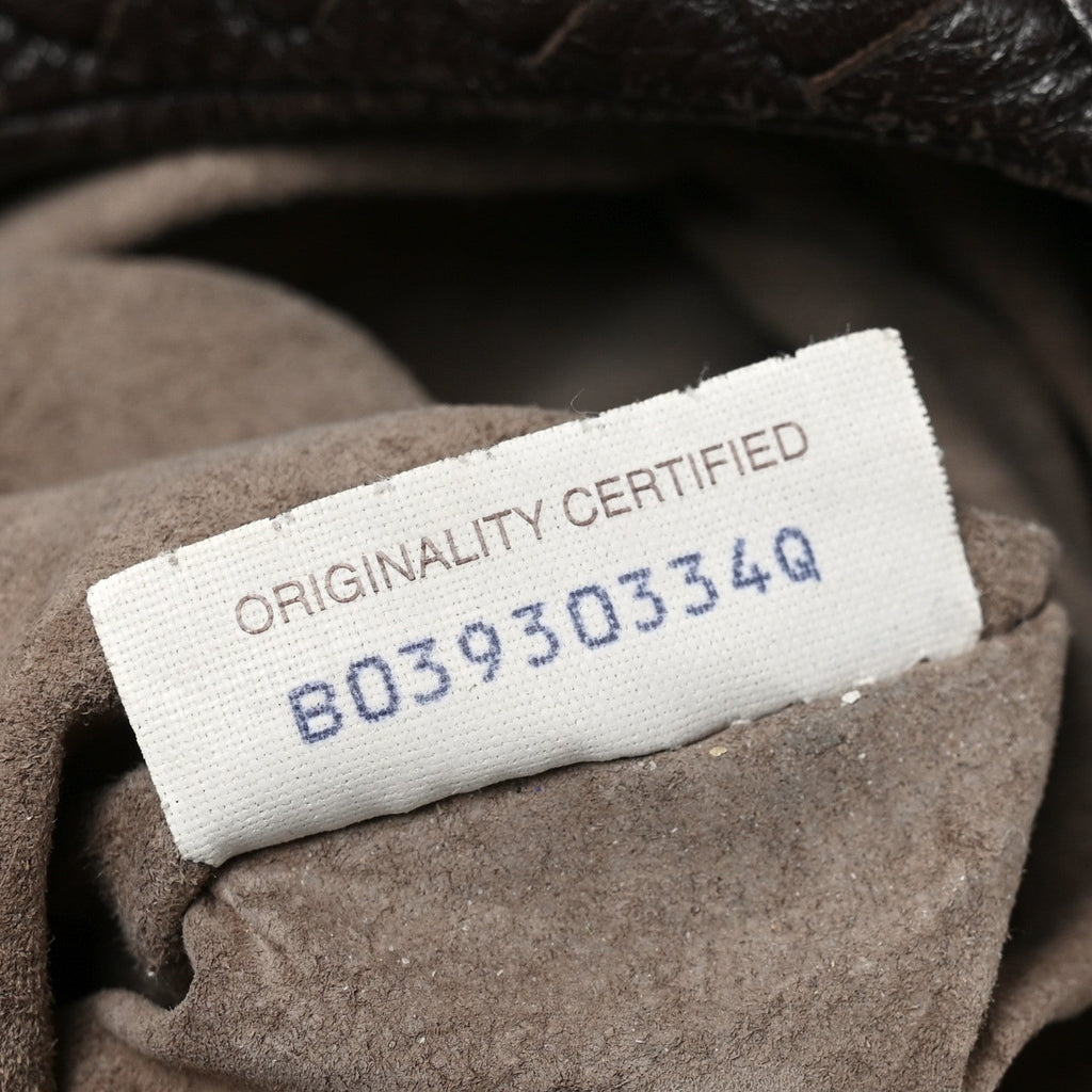 Cervo Deerskin Large Hobo Ebano