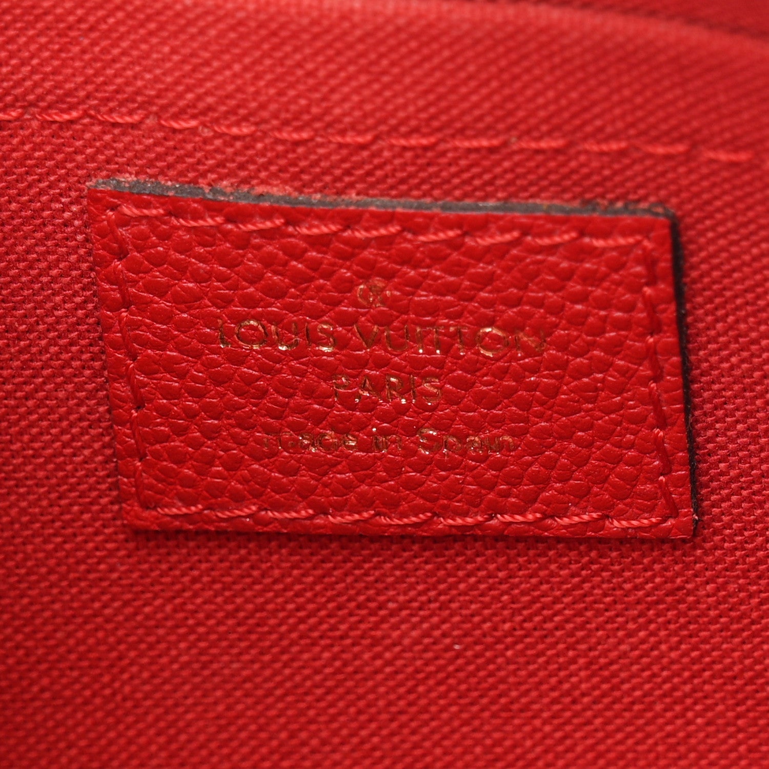 Monogram Pallas Clutch Cherry