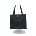 Prada Triangle Logo Nylon Tote Bag