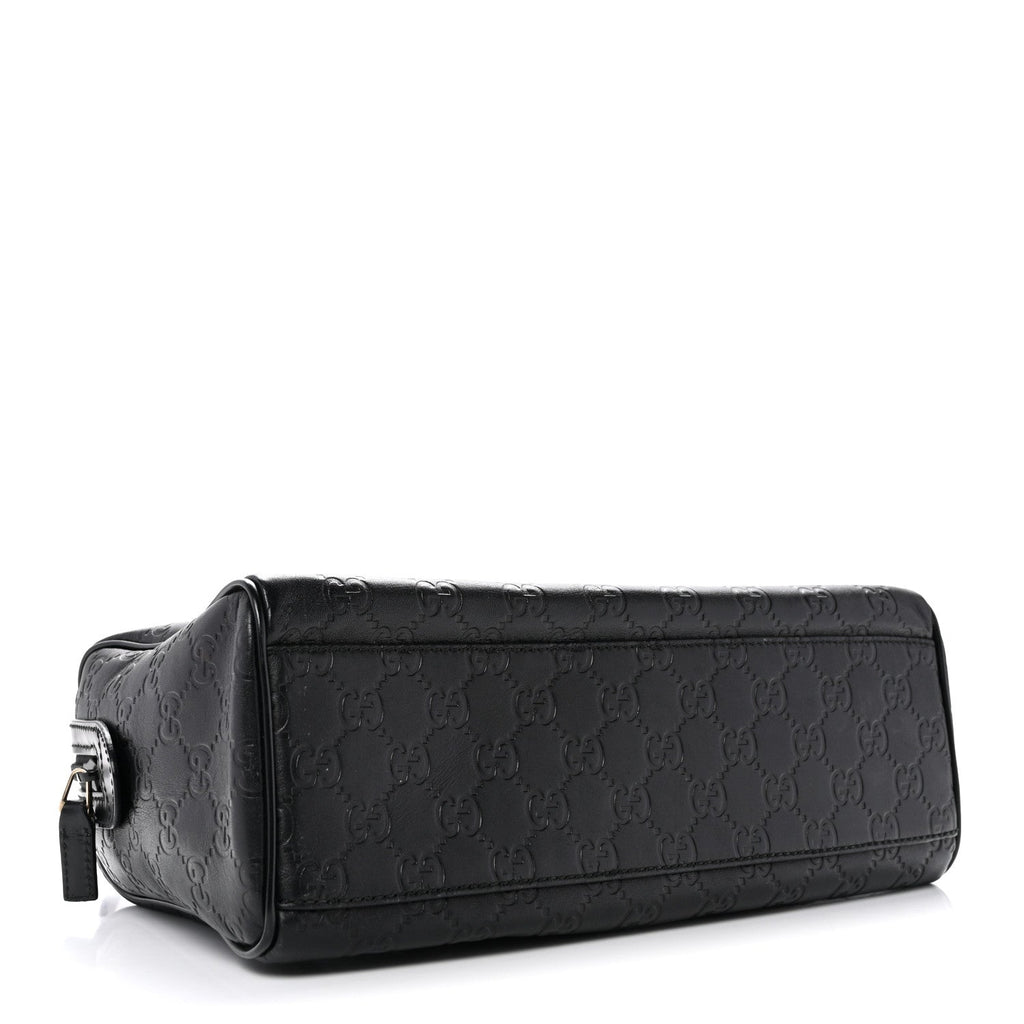 Guccissima Small Boston Black