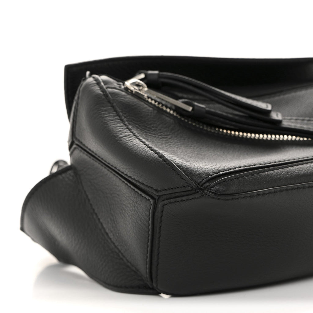Calfskin Mini Puzzle Bumbag Black