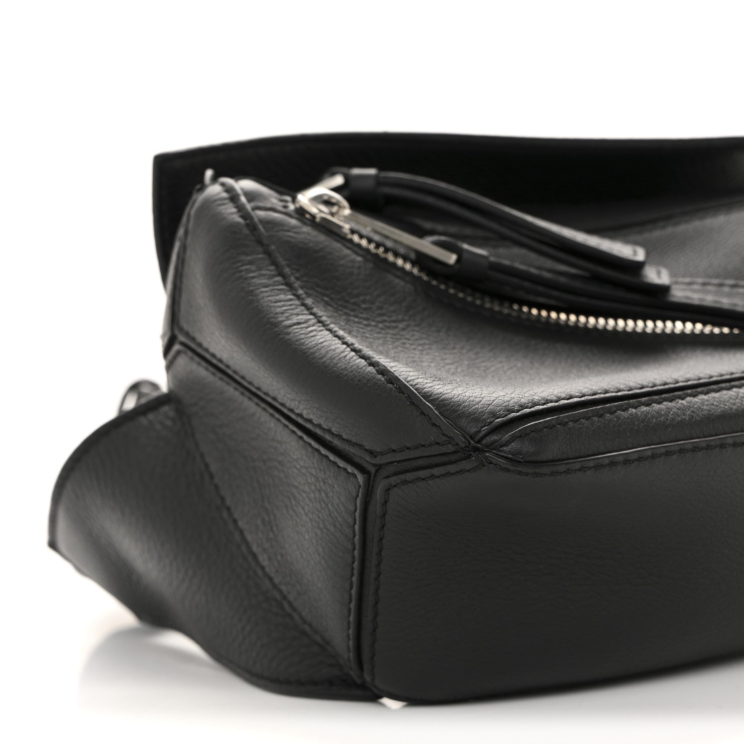 Calfskin Mini Puzzle Bumbag Black