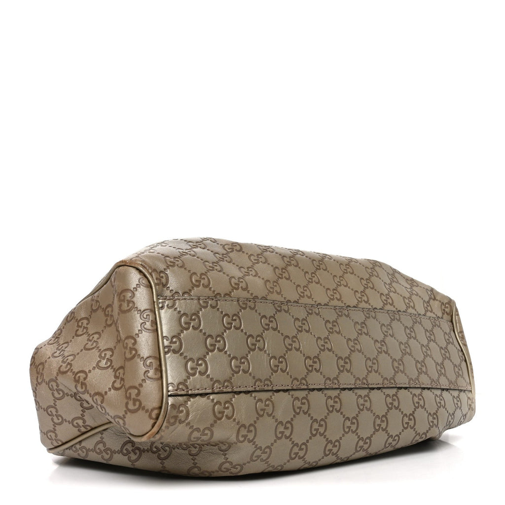 Guccissima Medium Sukey Tote Champagne