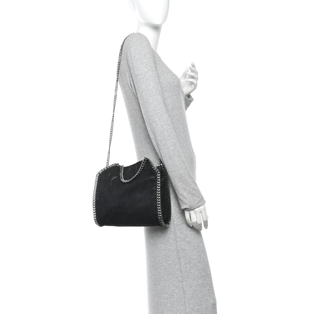 Shaggy Deer Mini Falabella Tote Black