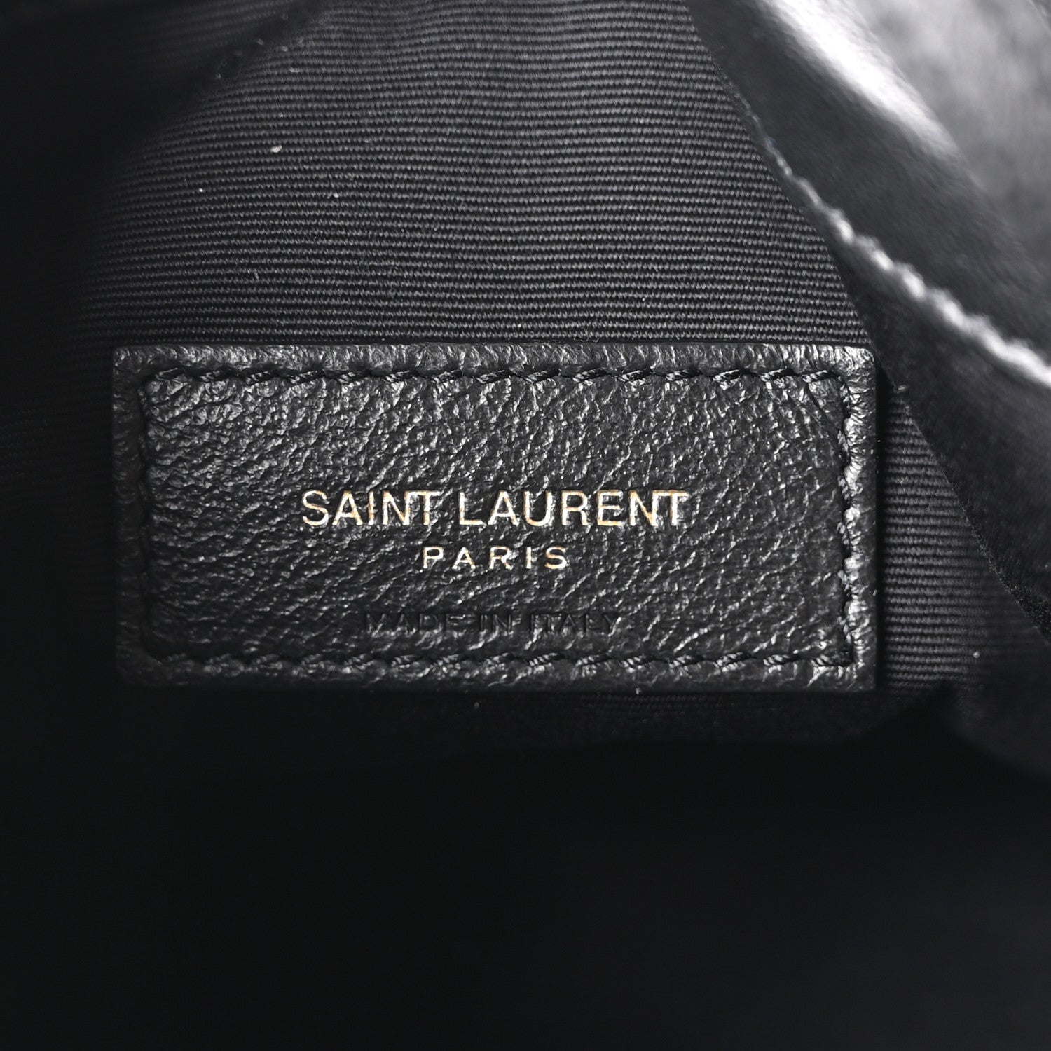 Lambskin Matelasse Monogram Medium Jamie 4.3 Pochon Black