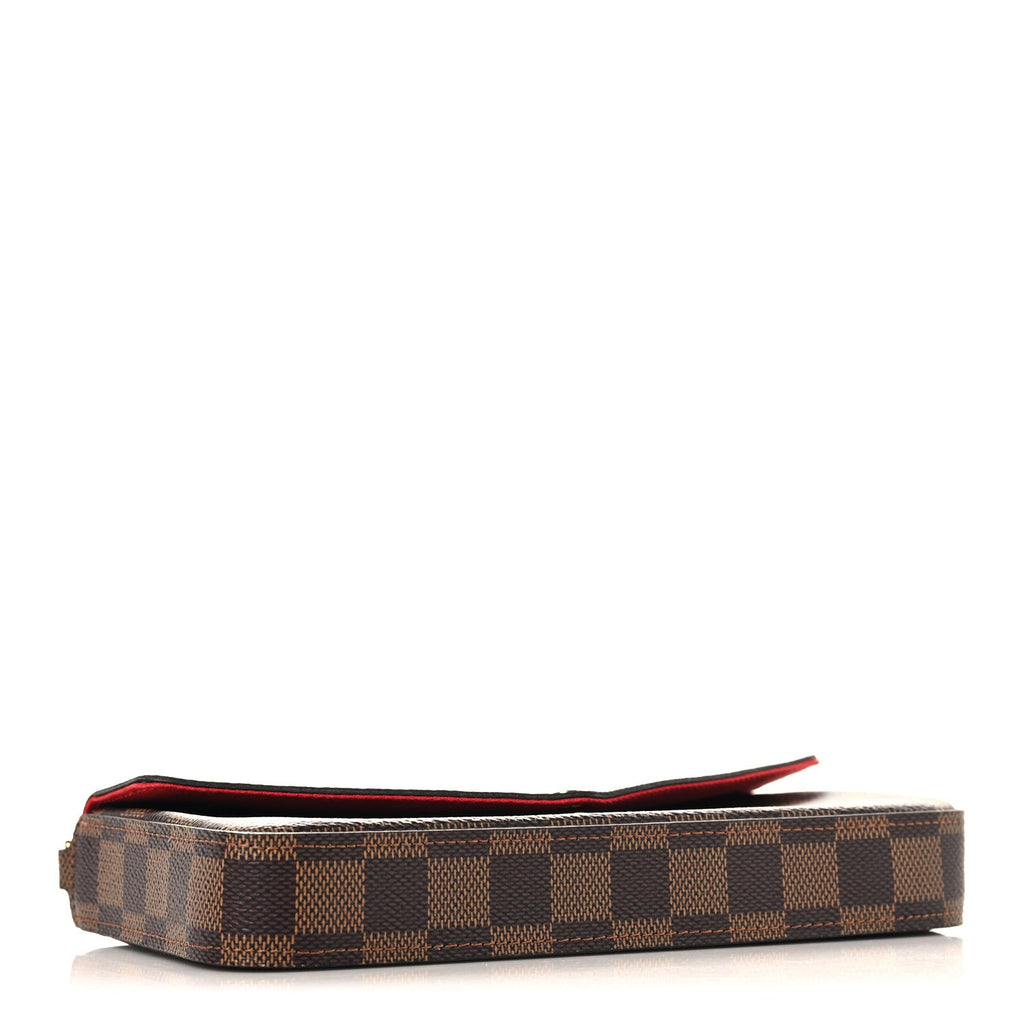 Damier Ebene Pochette Felicie Chain Wallet
