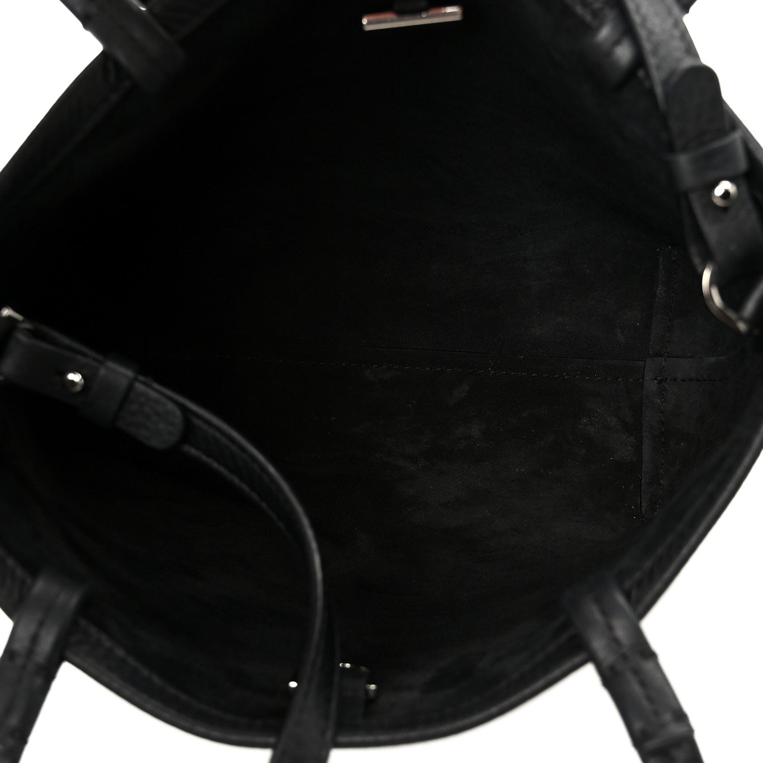 Grained Calfskin Small Park Tote Black
