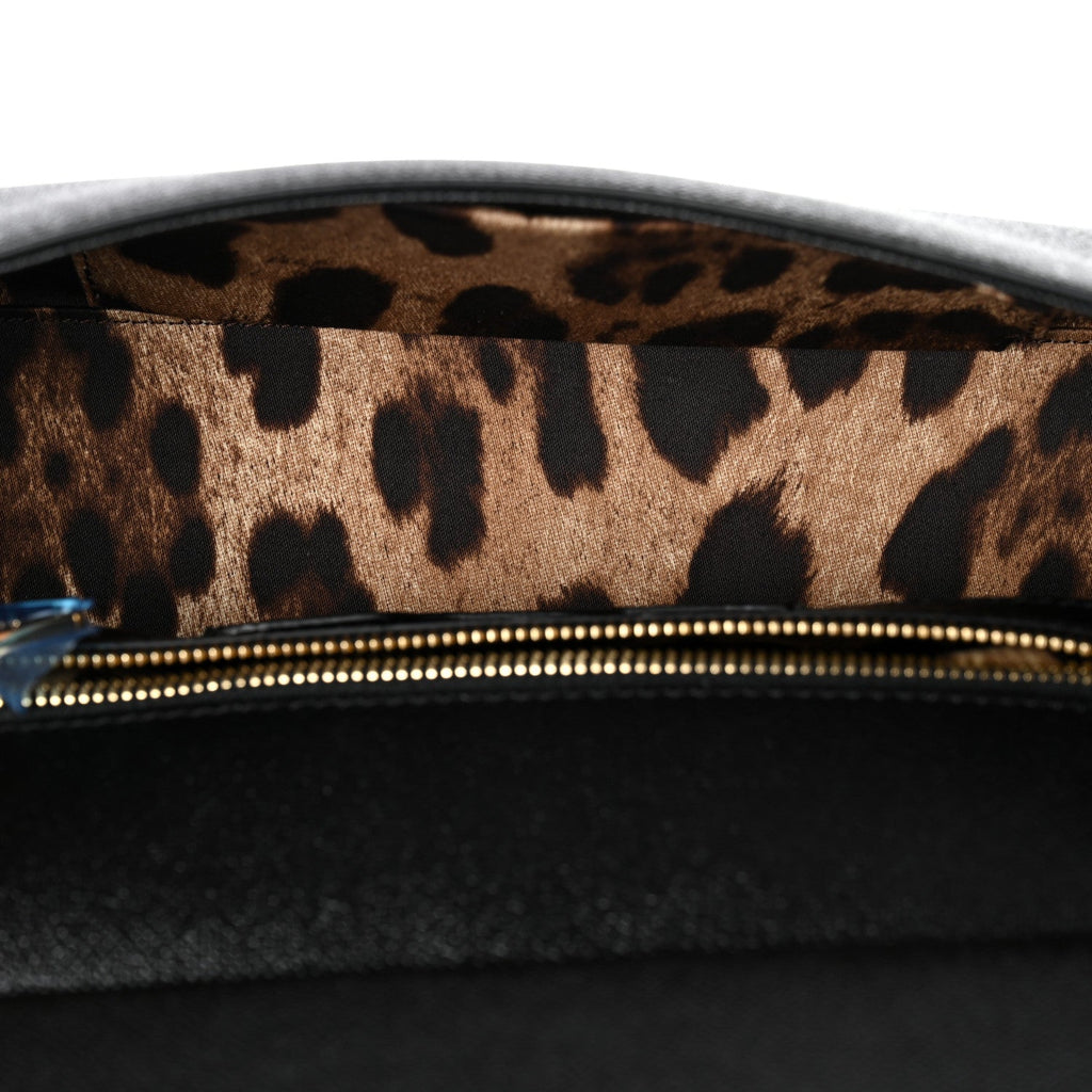 Dauphine Medium Miss Sicily Satchel Black