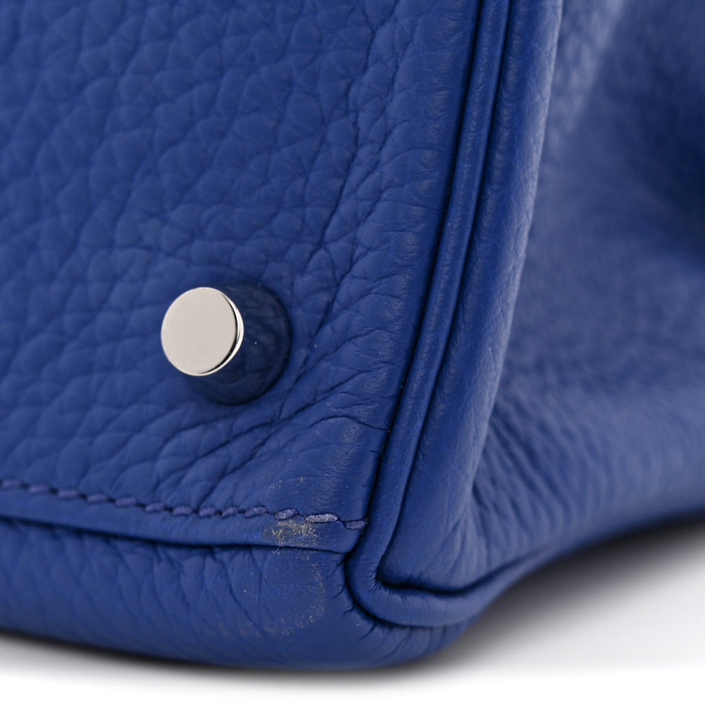 Taurillon Clemence Kelly Retourne 32 Bleu Electrique