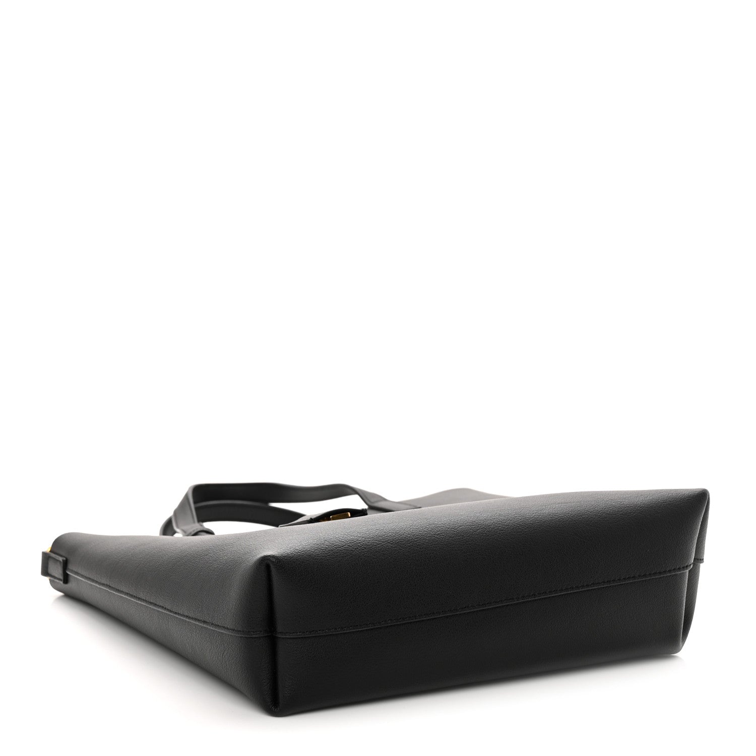 Calfskin Toy Shopping Tote Black