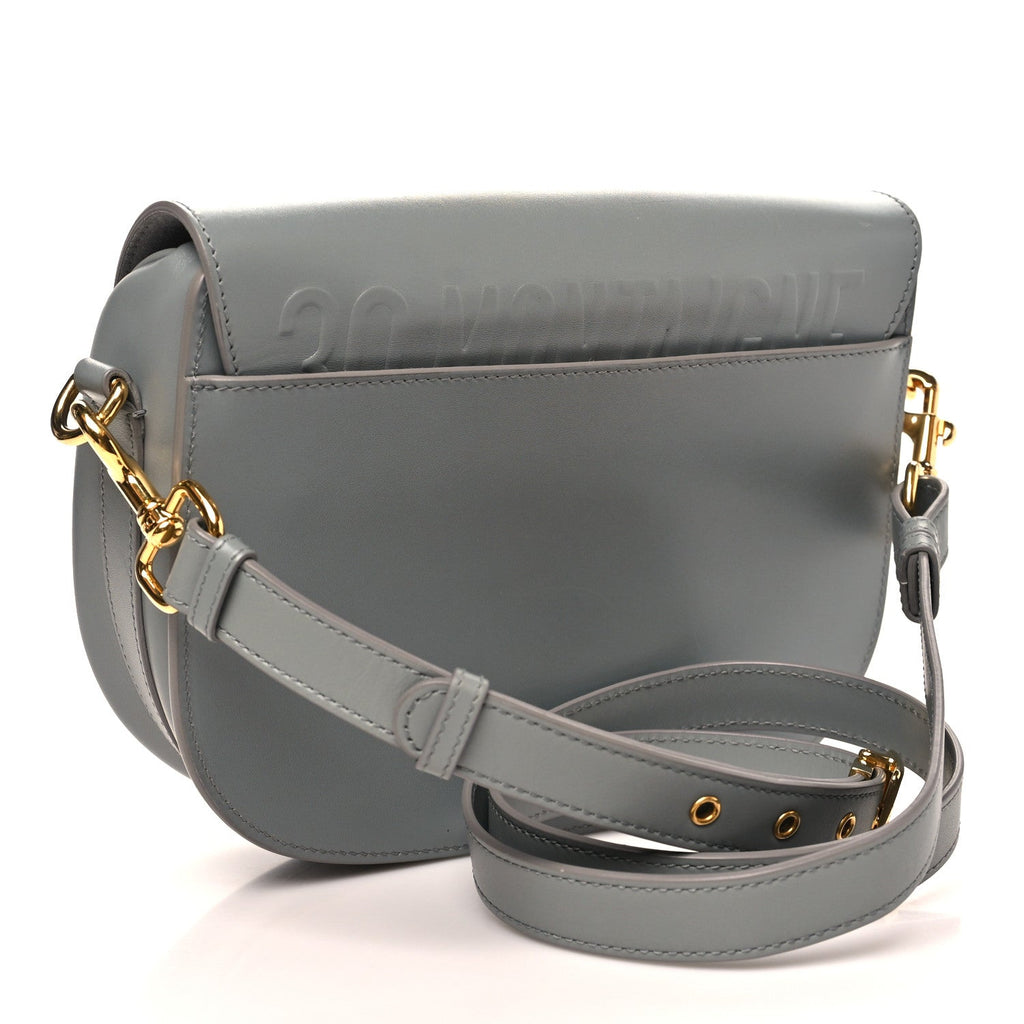 Box Calfskin Medium Bobby Flap Gray